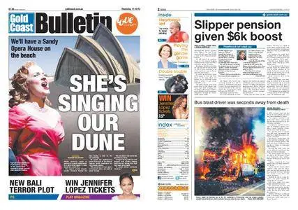 The Gold Coast Bulletin – October 11, 2012