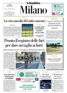 la Repubblica Milano - 1 Agosto 2022
