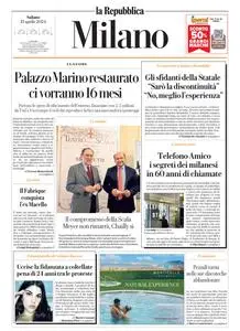 la Repubblica Milano - 13 Aprile 2024