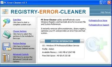 PC Error Cleaner 2.1 