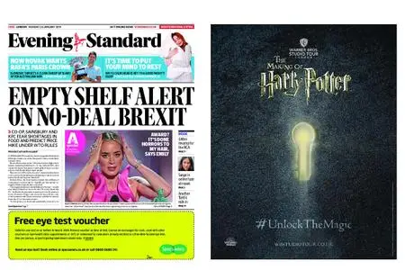 London Evening Standard – January 28, 2019