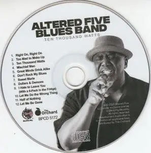 Altered Five Blues Band - Ten Thousand Watts (2019) {Blind Pig Records}