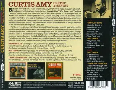 Curtis Amy - Groovin' Blue & Way Down & Tippin' On Through (1961-1962) {2CD Fresh Sound Records FSRCD 768  rel 2013}