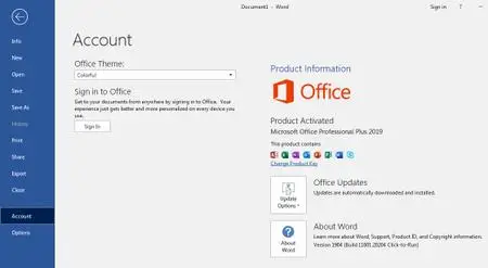 Microsoft Office Professional Plus 2019 - 1904 (Build 11601.20204) Multilingual