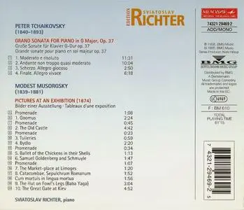 Sviatoslav Richter - Tchaikovsky: Grand Sonata, Mussorgsky: Pictures at an exhibition (1995)