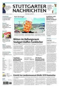 Stuttgarter Nachrichten Blick vom Fernsehturm - 05. April 2018