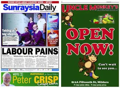 Sunraysia Daily – November 23, 2018