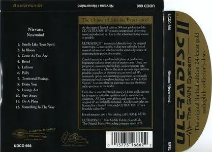 Nirvana - Nevermind (1991) [MFSL, UDCD 666] Re-up