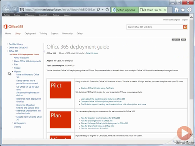 Pluralsight: Manage IT Projects With Office 365 (2014) [repost]