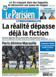 Le Parisien + Journal de Paris du Lundi 6 Avril 2015