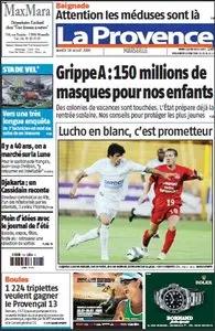 La Provence, du Samedi 18 Juillet 2009.