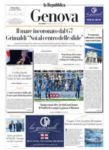 la Repubblica Genova - 14 Aprile 2024