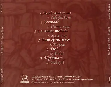 Dover - Devil Came To Me (1997)