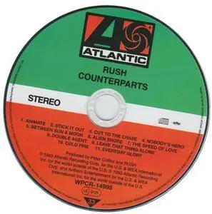 Rush - Counterparts (1993) [Atlantic/Anthem WPCR-14995, Japan]