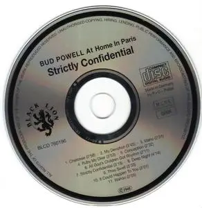 Bud Powell - Strictly Confidential (1963) {Black Lion BLCD760196 rel 1994}
