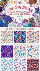 CreativeMarket - Love Is In The Air, Pattern Pack