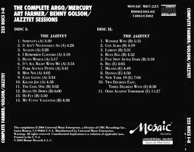 Art Farmer & Benny Golson - The Complete Argo-Mercury Jazztet Sessions (2004) {7CD Set, Mosaic MD7-225 rec 1960-1962}