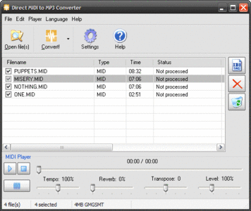 Direct MIDI to MP3 Converter 7.0 Portable