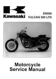 Kawasaki Vulcan 500 Factory Service Manual