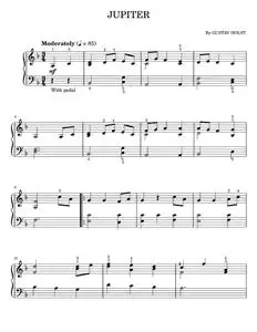 Jupiter (The Planets) - Gustav Holst (Easy Piano)