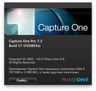 Phase One Capture One Pro 7.2 Build 57