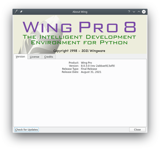 Wing IDE Professional 8.0.3 (Win / macOS / Linux)