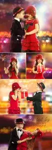 Stock Photo - Cute Boy & Girl