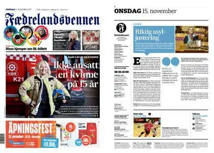 Fædrelandsvennen – 15. november 2017