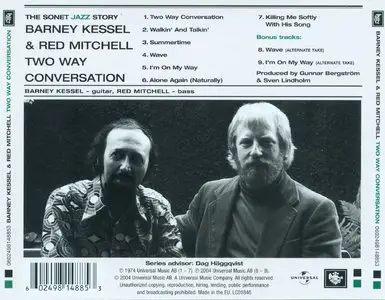 Barney Kessel And Red Mitchell - Two Way Conversation (1973) [Remastered 2004]