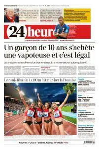 24 Heures du Vendredi 6 Juillet 2018