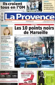 La Provence. Mardi 14 Avril 2009