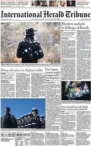 International Herald Tribune from Friday, 11. January 2013
