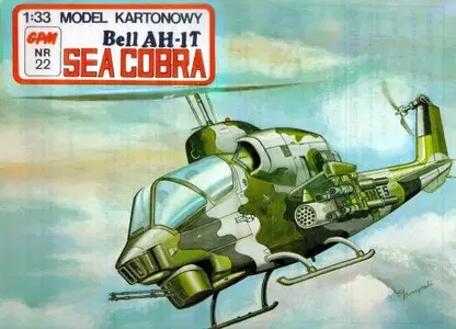 Model Kartonowy №22 - Bell AH-1T Sea Cobra