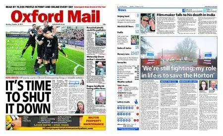 Oxford Mail – October 16, 2017