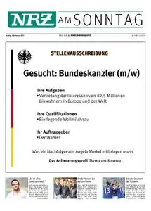 NRZ Neue Rhein Zeitung Sonntagsausgabe - 04. November 2018