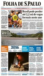 Folha de São Paulo - 01 de janeiro de 2016 - Sexta