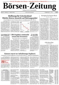 Boersenzeitung vom 10. Februar 2010
