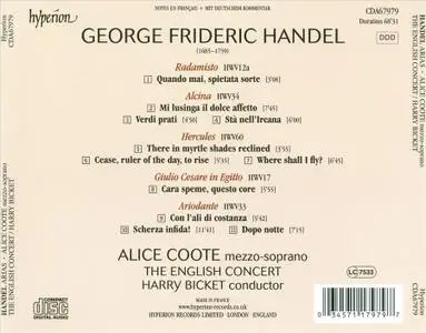 Alice Coote, Harry Bicket, The English Concert - Handel Arias(2014)