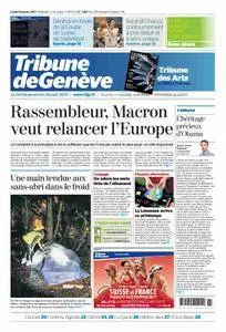 Tribune de Genève du 16 Janvier 2017