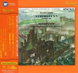 Otto Klemperer, Philharmonia Orchestra - Mendelssohn & Schumann: Symphony No.3 (1960/69) [Japan 2017] SACD ISO + DSD64 + FLAC