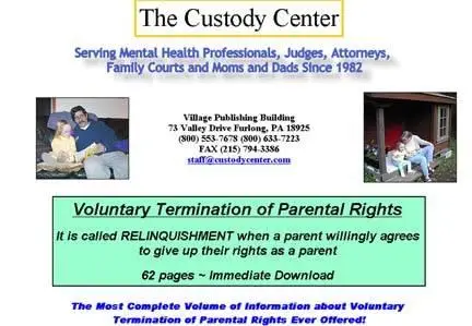 Child Custody Library: Voluntary Termination of Parental Rights