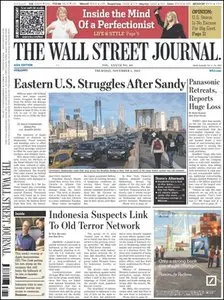 The Wall Street Journal - 1 November 2012 (Asia)