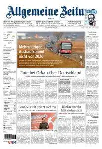 Allgemeine Zeitung Mainz - 19. Januar 2018