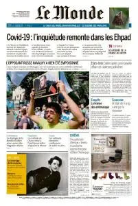 Le Monde du Mercredi 26 Août 2020