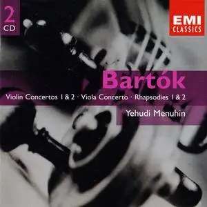 Bartok - Violin Concertos 1 & 2, Viola Concerto, etc. - Yehudi Menuhin (2003) {2CD Set EMI Classics rec 1965-1975}