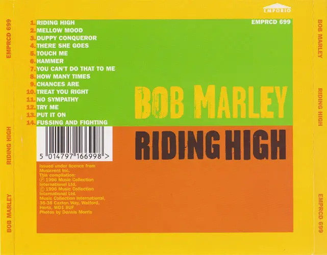 Bob Marley - Riding High (1996) {Emporio}