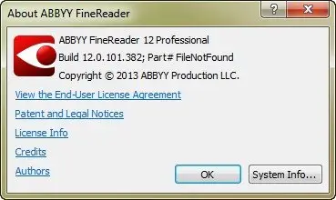 ABBYY FineReader 12.0.101.382 Professional Edition