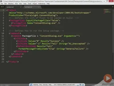 Pluralsight - ClickOnce Deployment Fundamentals (2014)
