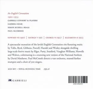 Paul McCreesh, Gabrieli Consort & Players: An English Coronation, 1902-1953 (2019)