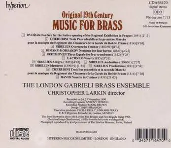 London Gabrieli Brass Ensemble, Christopher Larkin - Original 19th Century Music For Brass (1991)